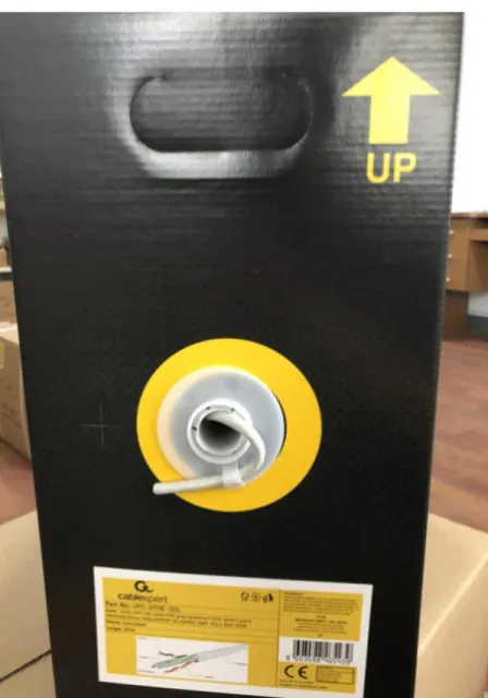 Gembird UPC-6170E-SOL UTP cat.6 Indoor solid 23AWG, 0.57mm premium CCA kotur pun presek 305m