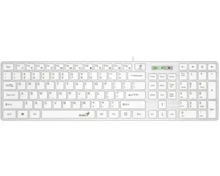 Genius SlimStar 126 USB YU Bela Tastatura