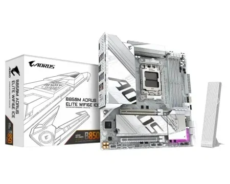 Gigabyte B850M Aorus Elite WIFI 6 Ice DDR5 DP/MI/M.2 Matična ploča AM5