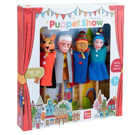 Ginjol - Tri praseta set 4 lutke na štapu i 9 lutaka za prste ( 1041276 )