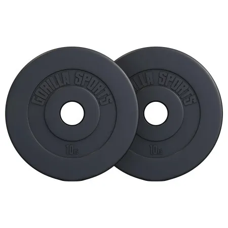 Gorilla Sports Set plastičnih olimpijskih tegova 20 kg (2 x 10 kg) ( 101204-00006-0025 )
