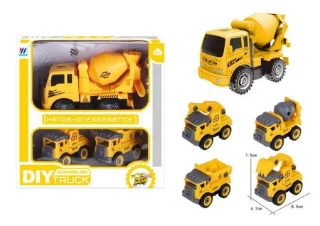 Gradjevinski kamioni set sastavi - rastavi ( 804037 )