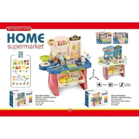 Grander igračka supermarket štand 33 dela ( 870092 )