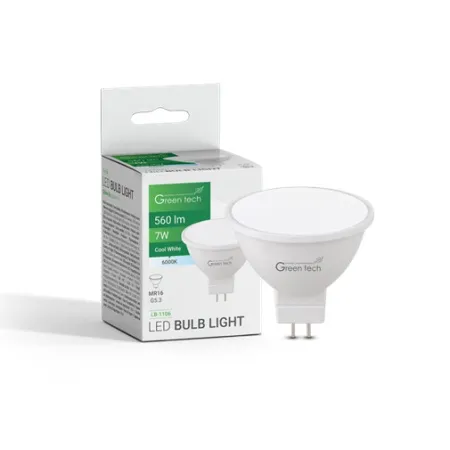 Green tech mr16 7w 6000k 220-240v ip20 sanan chip led sijalica ( LB-1106 )