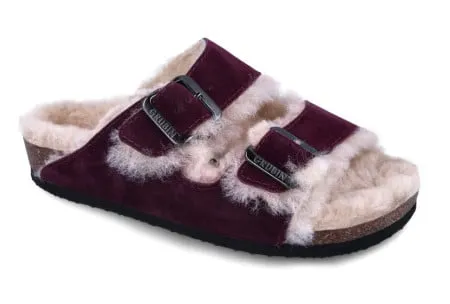 Grubin Arizona ženska papuča-krzno koža bordo 39 ( A066802 )