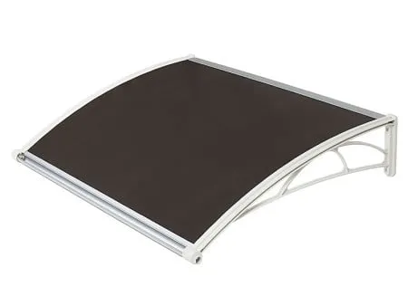 Gutta nadstrešnica za vrata 82x120cm bela baza ploca 6mm bronza ( 997 )