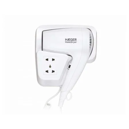 Haeger hd-120.006a fen sa držačem za zid i strujnom utičnicom 1200w