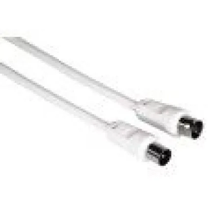 Hama antenski kabl 75db duplo izolovan (muško ženski) 10m, beli ( 11903 )
