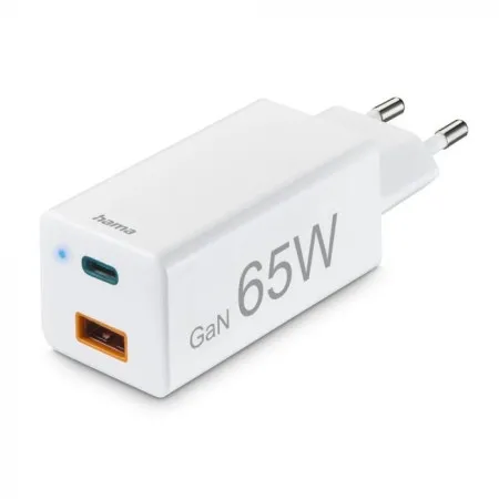 Hama brzi punjac gan, 1x usb-c pd, 1x usb-a qc, 65w ( 201643 )
