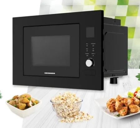 Heinner HMW-BI2360BK 23l/ 800W/ 100W Grill/ Crna Ugradna mikrotalasna