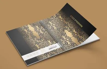 Helios sveska A5 Mandala gold spirala dikto 100l ( G311 )