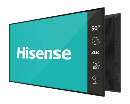 Hisense 50 inča 50DM66D 4K UHD 500 nita Digital Signage Display - 24/7 Operation