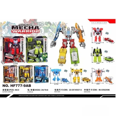 Hk mini robot transformer, narandžasti ( A097709 )