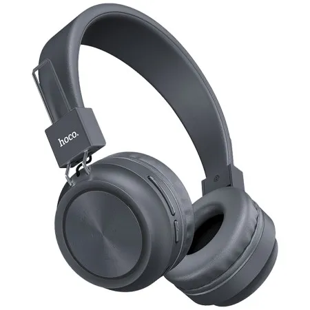 Hoco bežične stereo slušalice, Bluetooth, 12h rada, mikrofon - W25 Promise Sive