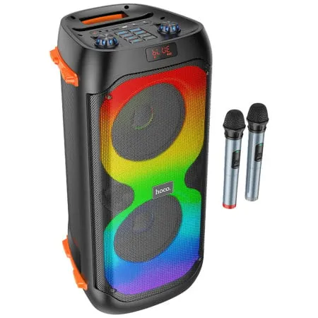 Hoco bežični zvučnik sa 2 mikrofona, Bluetooth, FM,USB,AUX - BS53 Manhattan