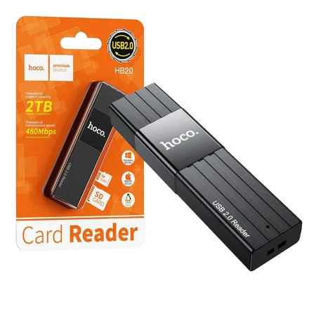 Hoco hb20 mindful čitač kartica, 2u1, usb2.0/usb3.0