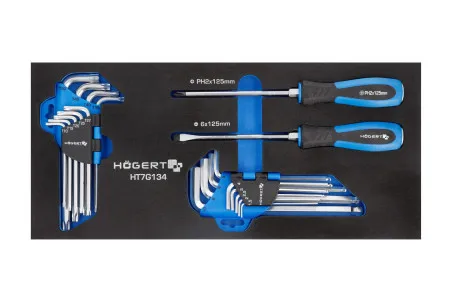 Hogert organizator eva set odvijača imbusi hex i torx 20 kom ( HT7G134 )