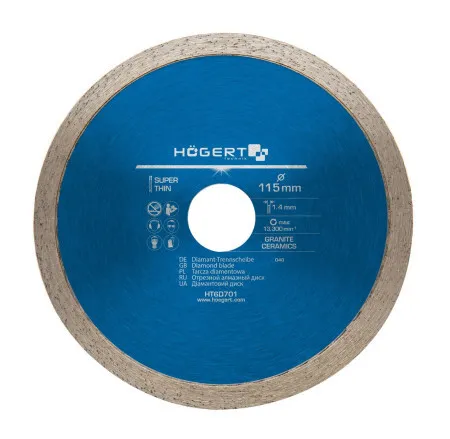 Hogert rezni dijamantni disk 115 mm ( HT6D701 )