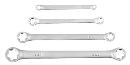 Hogert set torx, okasti zatezači, 4kom, e6-e24 ( HT1W590 )