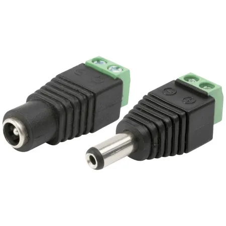 Home DC konektor, set, 12 V DC / 3 A - DC 2CS