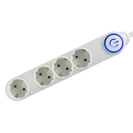 Home razvodnik sa 4 mesta 5m 1.5mm2 + nožni prekidač ( NV04TK-5/WH/1,5 )