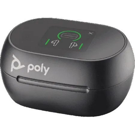 HP poly voyager free 60+ uc m carbon black +bt700 touchscreen charge case ( 7Y8H0AA )
