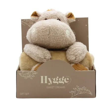 Hygge sweet dreams ćebe sa igračkom hippo ( HY31372 )