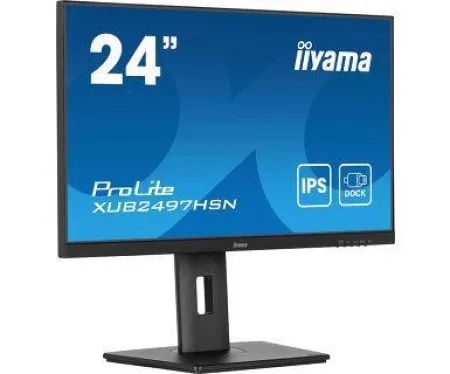 Iiyama 23.8" xub2497hsn-b2 1920x1080 100hz, 1ms, usb c docking 65w, rj45 ( 5722 )
