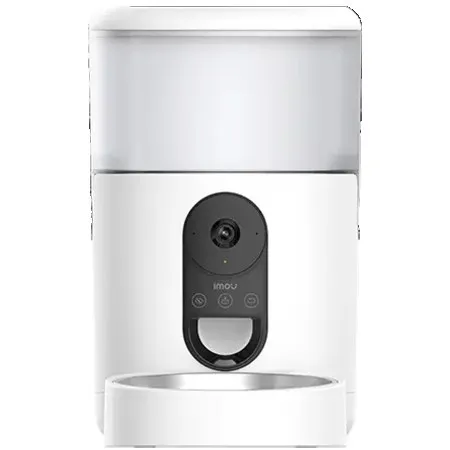 Imou Smart Pet Feeder with 360 panoramic view and 2.5K HD image, smart dispensing, pet and eating detection, built in mic and speaker, batt