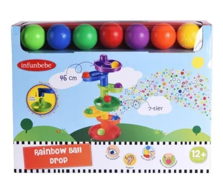 Infunbebe igracka za bebe kotrljajuce loptice (7kom) 12m+ ( PL101-7 )