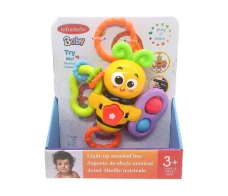 Infunbebe igracka za bebe light-up musical bee ( LSB787 )