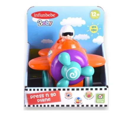 Infunbebe igracka za bebe press n go avion ( PL7000 )