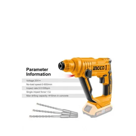 Ingco aku hamer 1.5j solo ( CRHLI1601 )