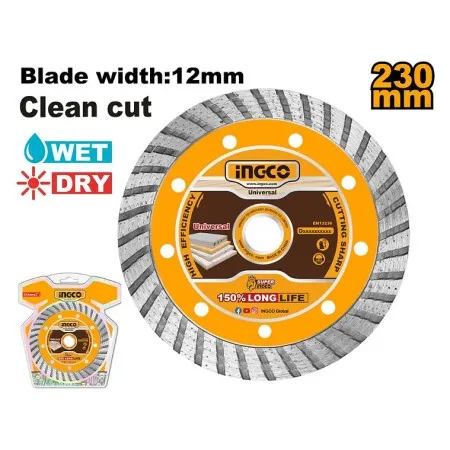 Ingco dmd0123013 dijamantski rezni disk 230mm ( DMD0123013 )