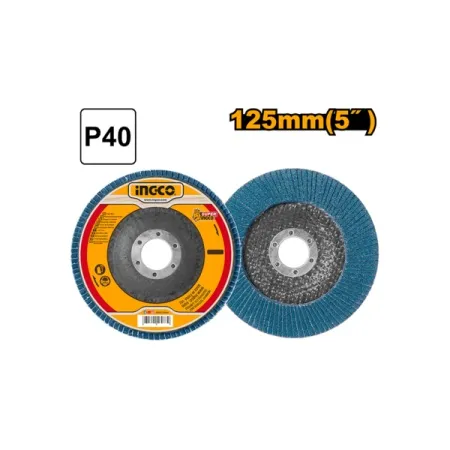 Ingco fdz1251 cirkonijum lamelarni disk 125mm gr40 ingco ( FDZ1251 )