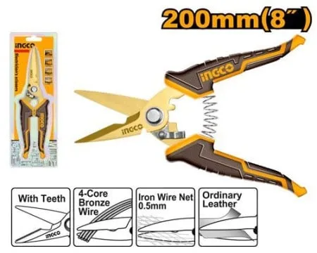 Ingco hes0188 električarske makaze 200mm-8" super ( HES0188 )