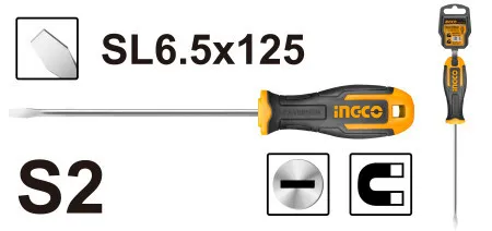 Ingco odvijač ravni 6.5x125 ( HS686125 )