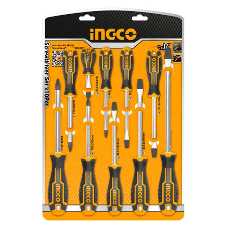 Ingco set odvijači+precizni odvijač 10/1 ingco ( HKSD1028 )