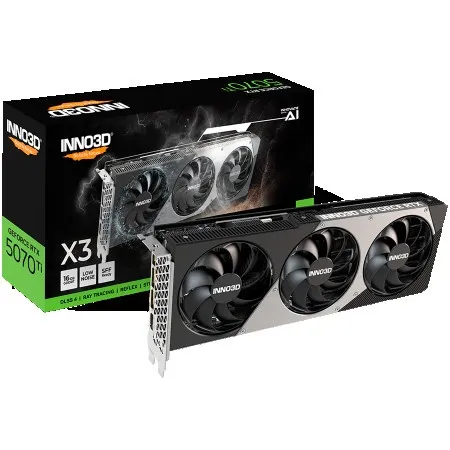 Inno3d nvidia rtx 5070 ti x3 oc 16gb gddr7 256 bit ( N507T3-16D7X-176068N )