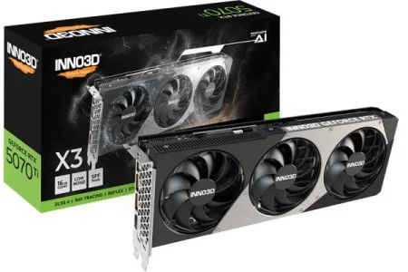 Inno3D x3 oc gddr7, n507t3-16d7-176068n svga rtx 5070 ti 16gb