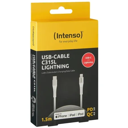 Intenso USB kabl za smartphone, USB type C to Lightning, 1.5 met. - USB-Cable C315L