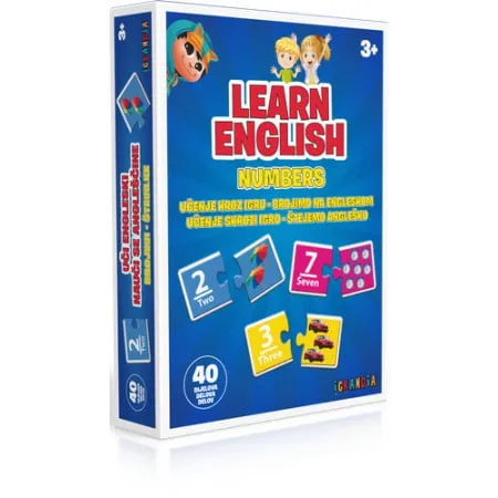 Interaktivna zabava Puzzle: uči engleski - brojevi ( 1100026554 )