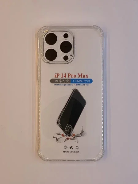 iPhone 14 Pro Max transparent maska sa ojačanim ivicama ( 96110 )
