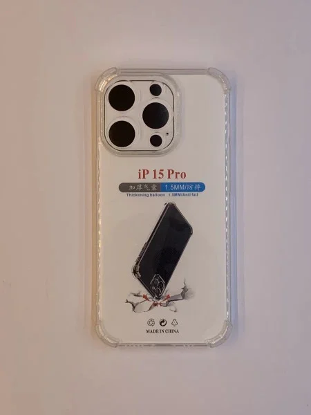 iPhone 15 Pro transparent maska sa ojačanim ivicama ( 96113 )