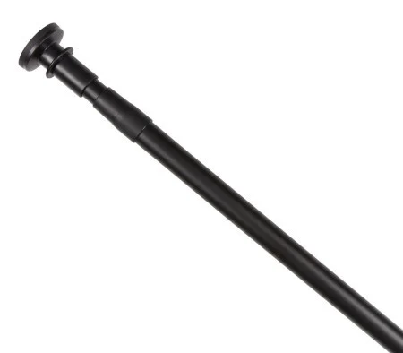Šipka za tuš zavese 110-200 cm crna
