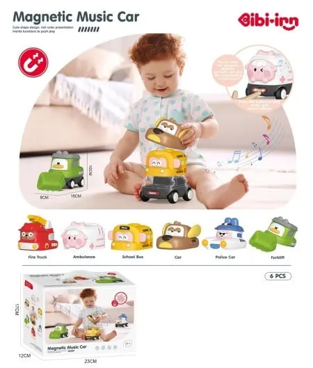 Ittl auto set 6 različitih vozila na baterije ( 672306 )
