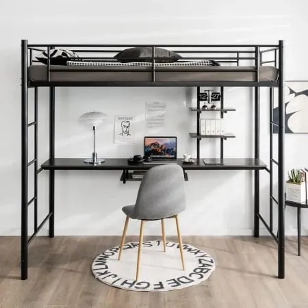 Izdignuti krevet sa radnim stolom 200x90x180cm ( 1675 )