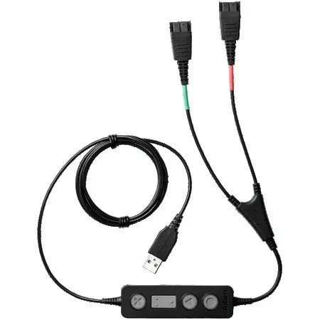 Jabra Link 265 USB with 2 QD Training cable with mute option ( 265-09 )