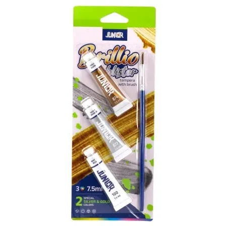 Junior brillio blister tempera sa četkicom 7.5ml 3k ( 132010 )
