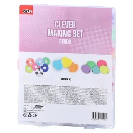 Junior clever set za pravljenje nakita perlice veliki 3000k ( 885312 )